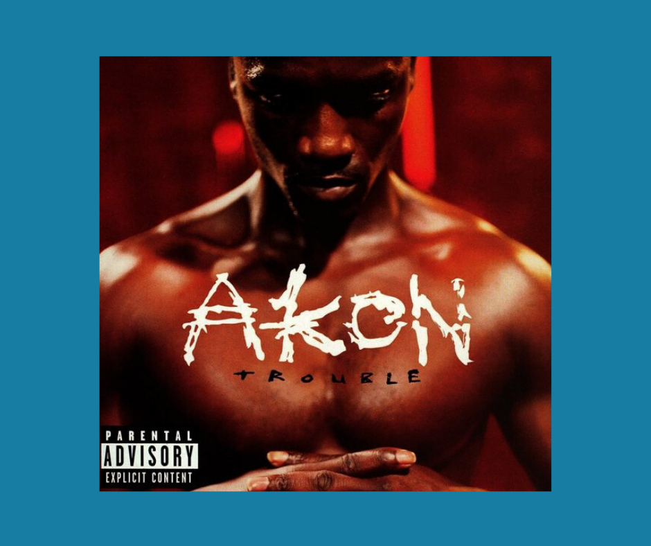 Akon Lonely album cover Trouble